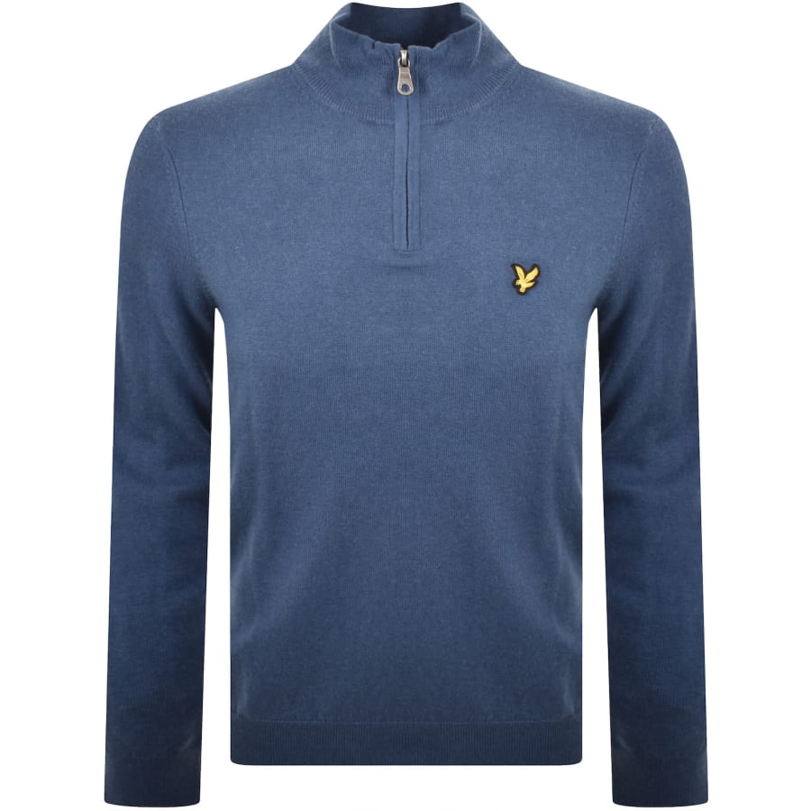 Image number 1 for Lyle And Scott Knitted Jumper Blue