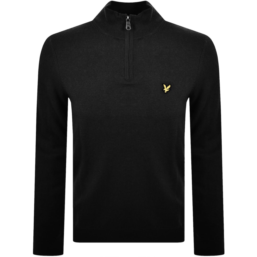 Image number 1 for Lyle And Scott Knitted Jumper Black