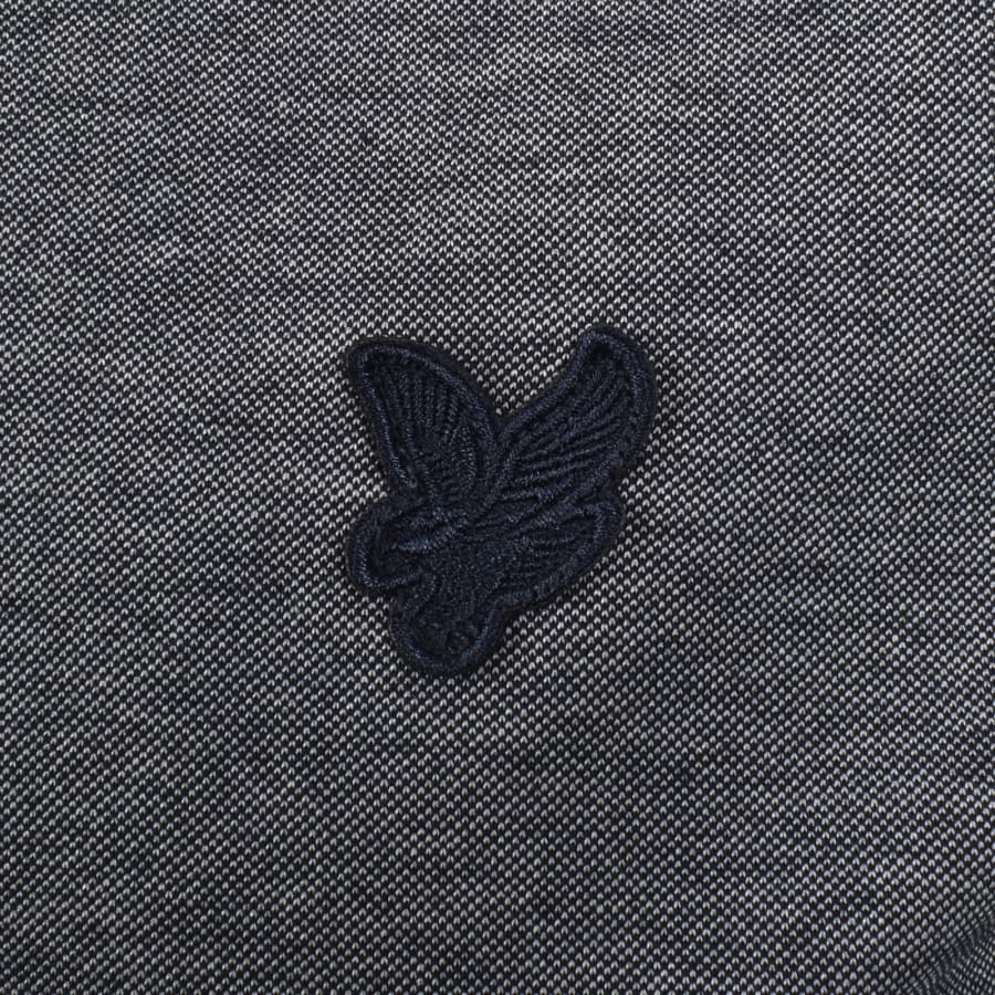 Image number 3 for Lyle And Scott Interlock Polo T Shirt Blue