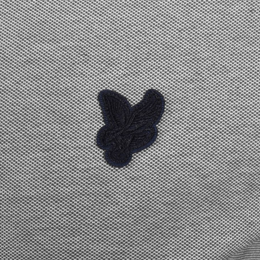 Image number 3 for Lyle And Scott Pique Interlock Shirt Blue