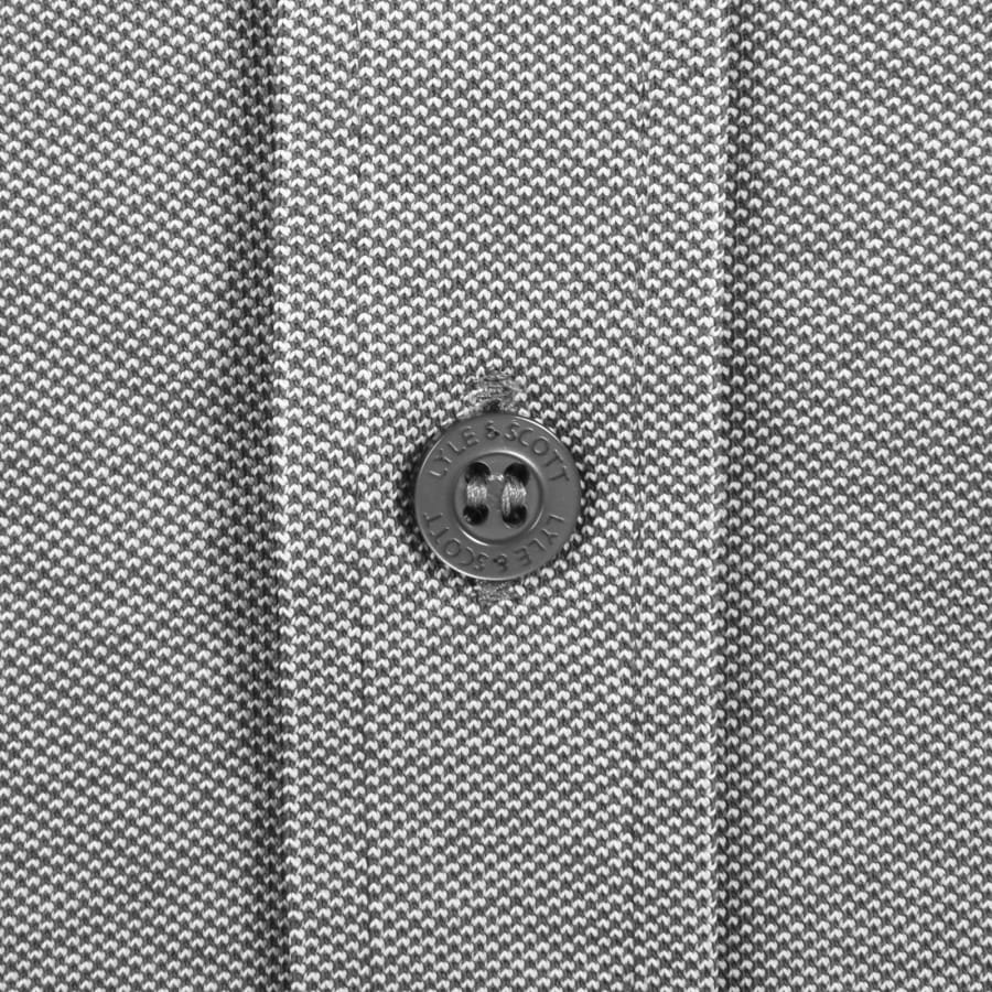 Image number 4 for Lyle And Scott Pique Interlock Shirt Blue