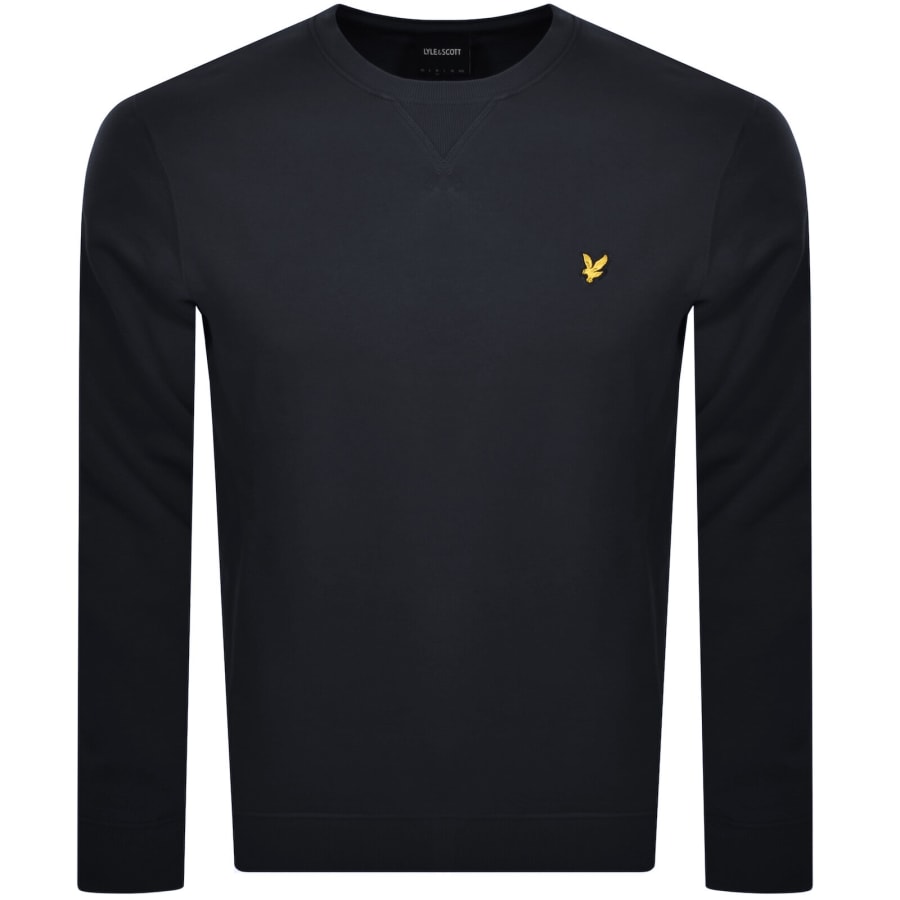 Image number 1 for Lyle And Scott Crew Neck Sweatshirt Navy