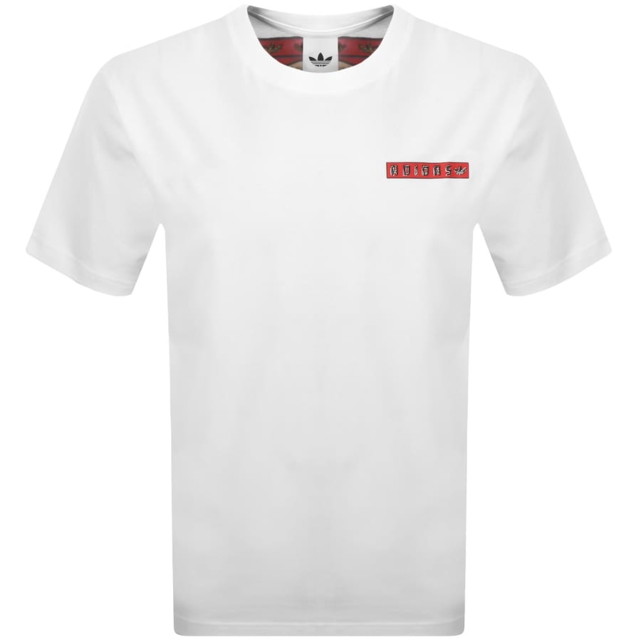 Image number 2 for adidas Originals Graphic T Shirt White