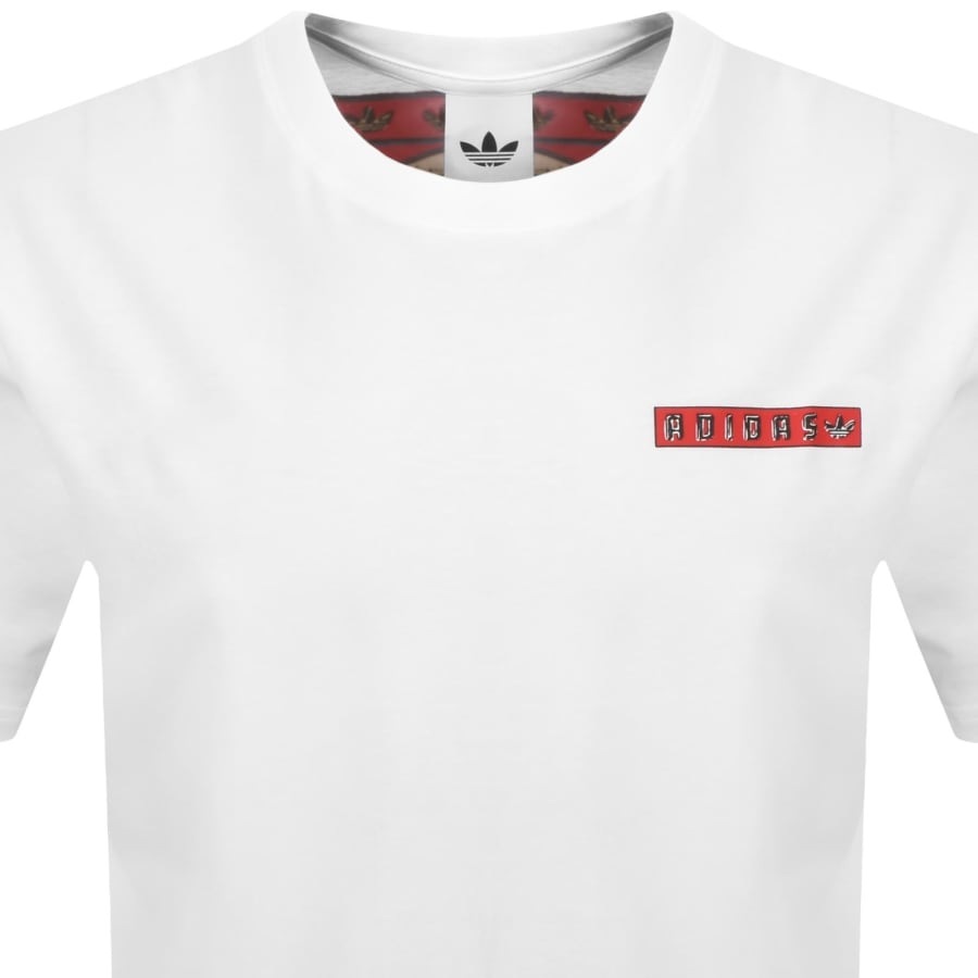 Image number 3 for adidas Originals Graphic T Shirt White
