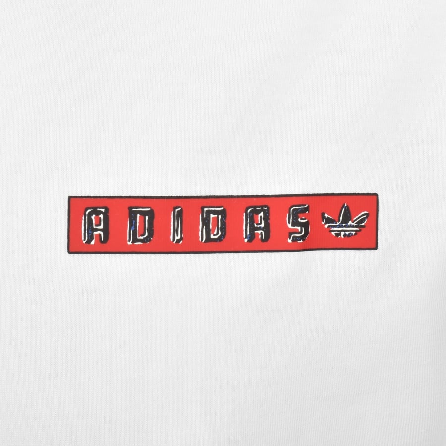 Image number 4 for adidas Originals Graphic T Shirt White