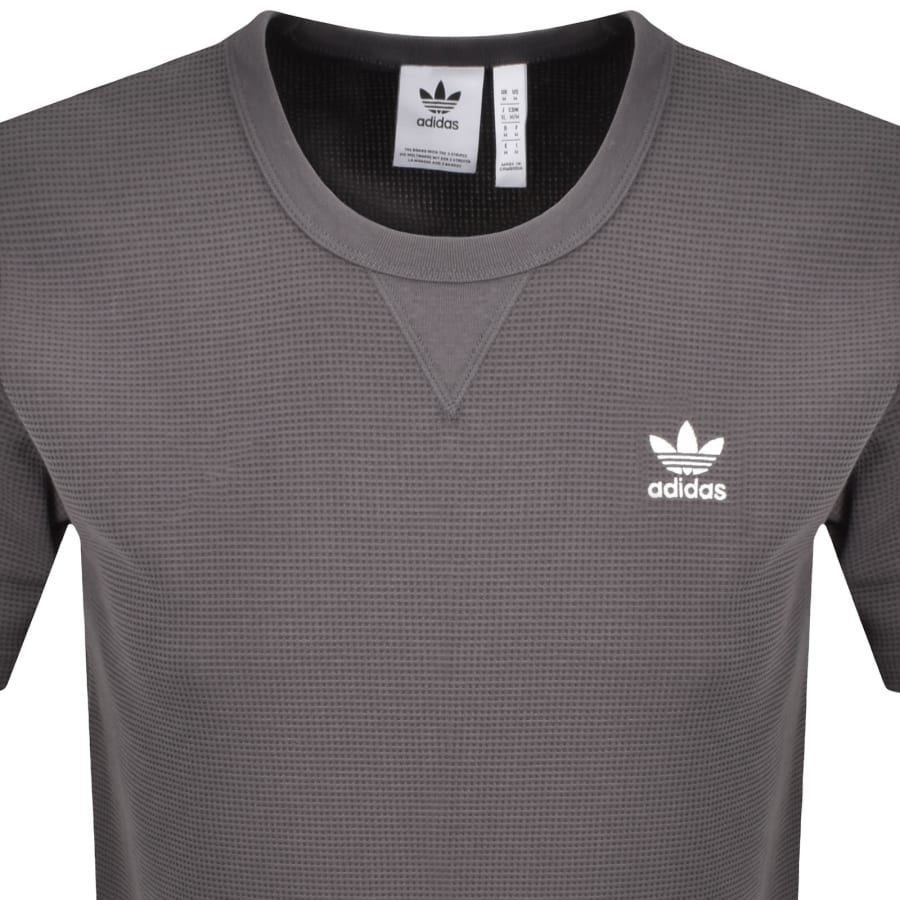 Image number 2 for adidas Trefoil Essential T Shirt Grey