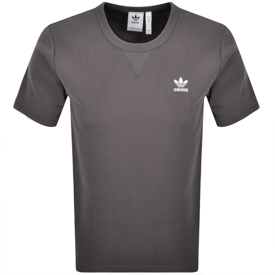 Image number 1 for adidas Trefoil Essential T Shirt Grey