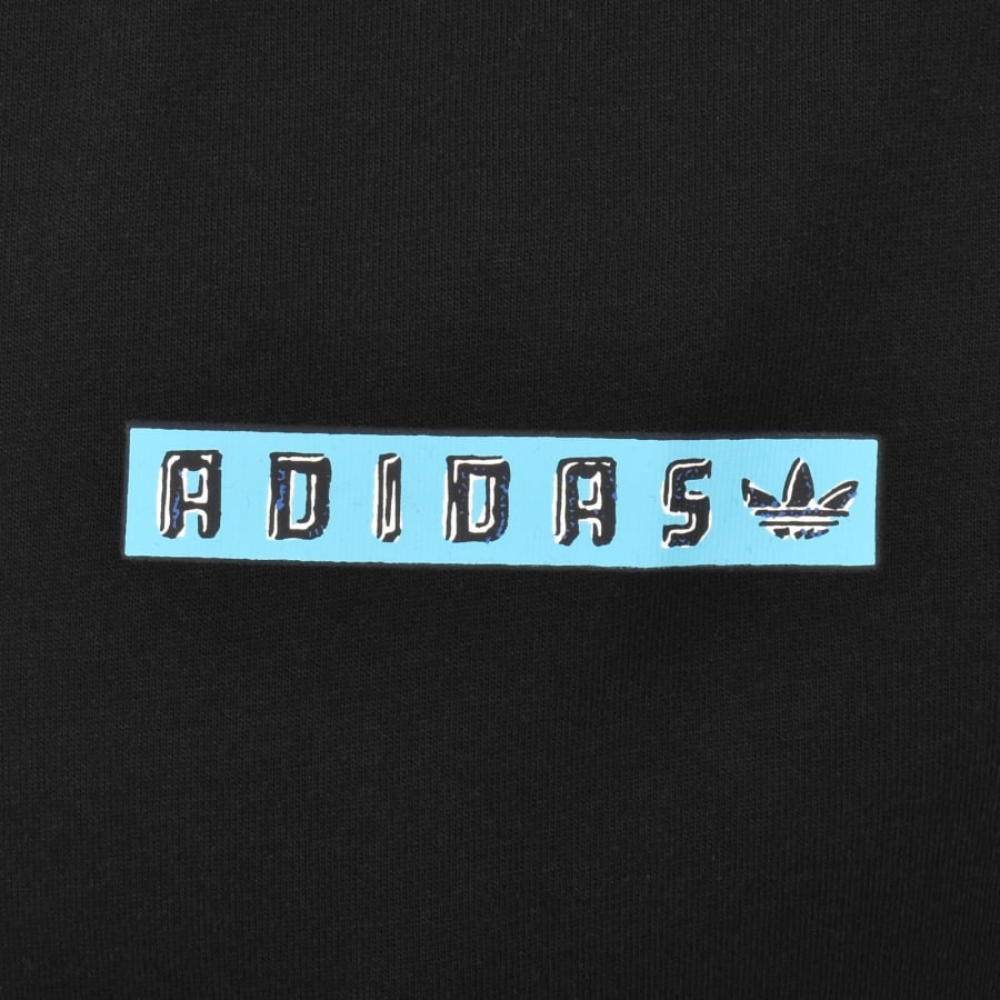 Image number 4 for adidas Originals Graphic T Shirt Black