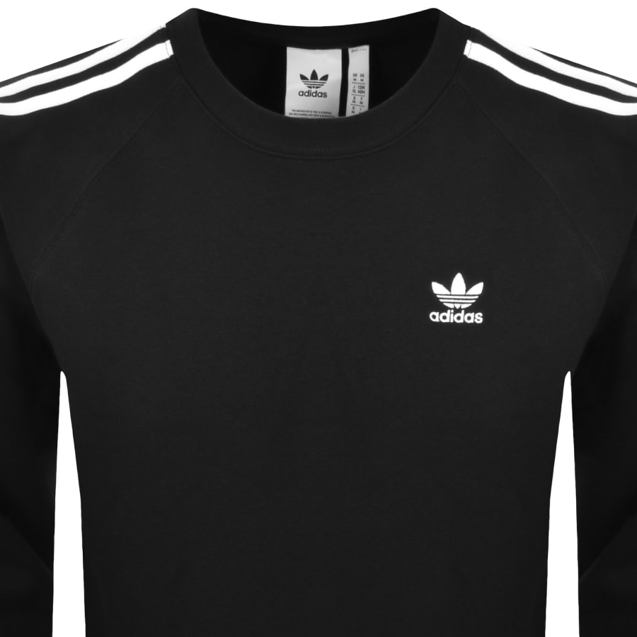 Image number 2 for adidas Originals 3 Stripes Sweatshirt Black