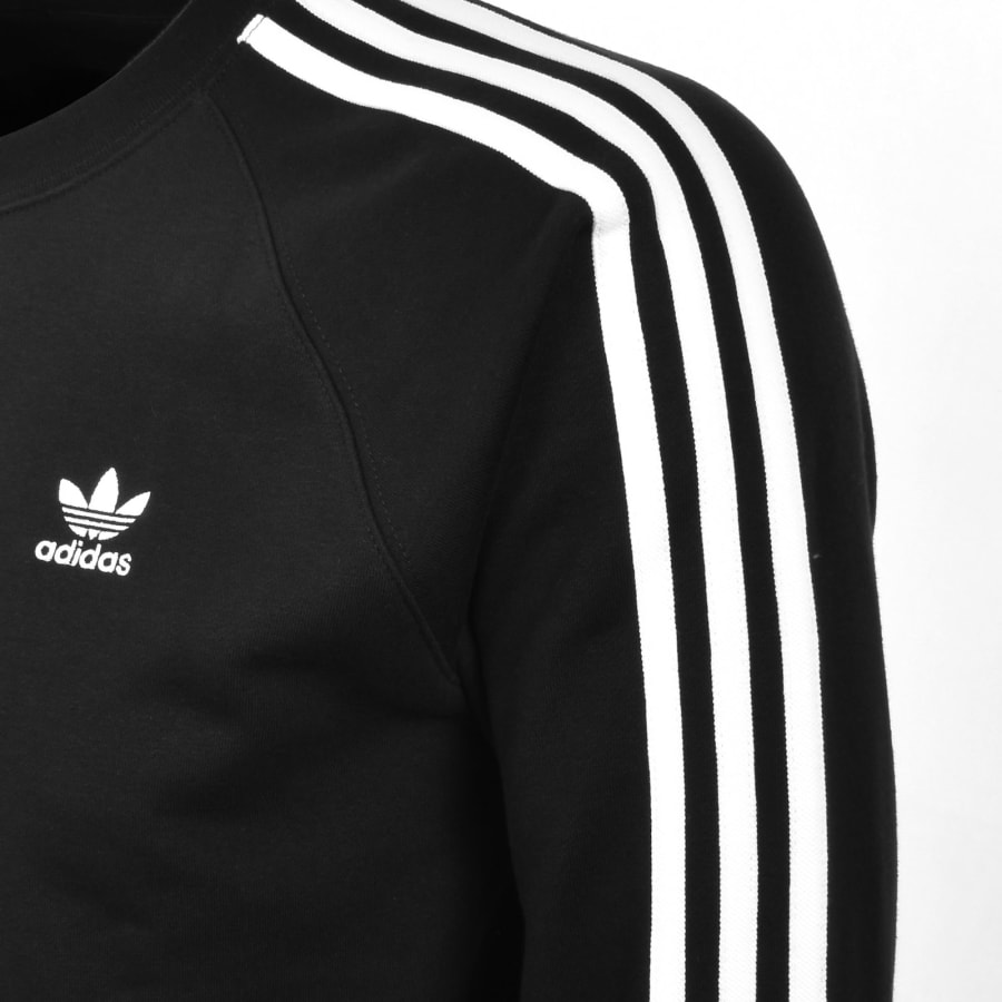 Image number 4 for adidas Originals 3 Stripes Sweatshirt Black