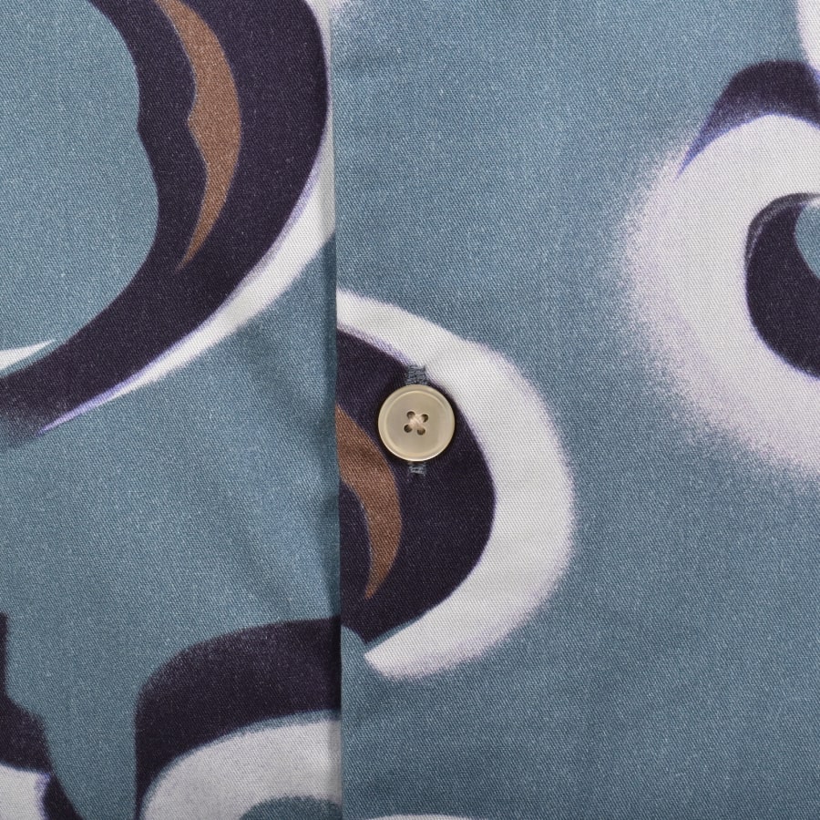 Image number 3 for Paul Smith Long Sleeved Shirt Blue