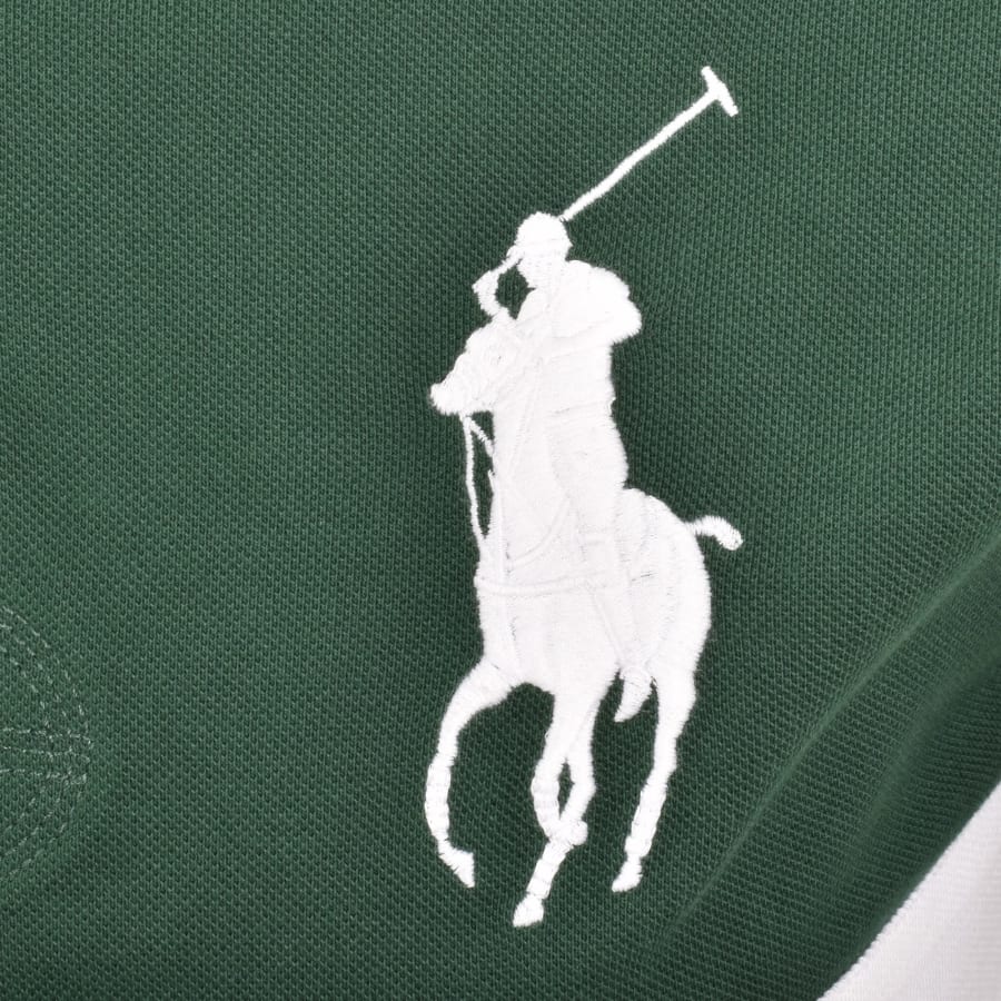 Image number 3 for Ralph Lauren Custom Slim Fit Polo T Shirt Green