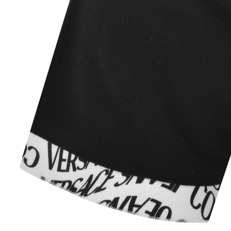 Image number 3 for Versace Jeans Couture Liquify Polo T Shirt Black