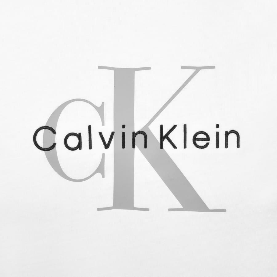 Image number 3 for Calvin Klein Jeans Hero Monologo T Shirt White