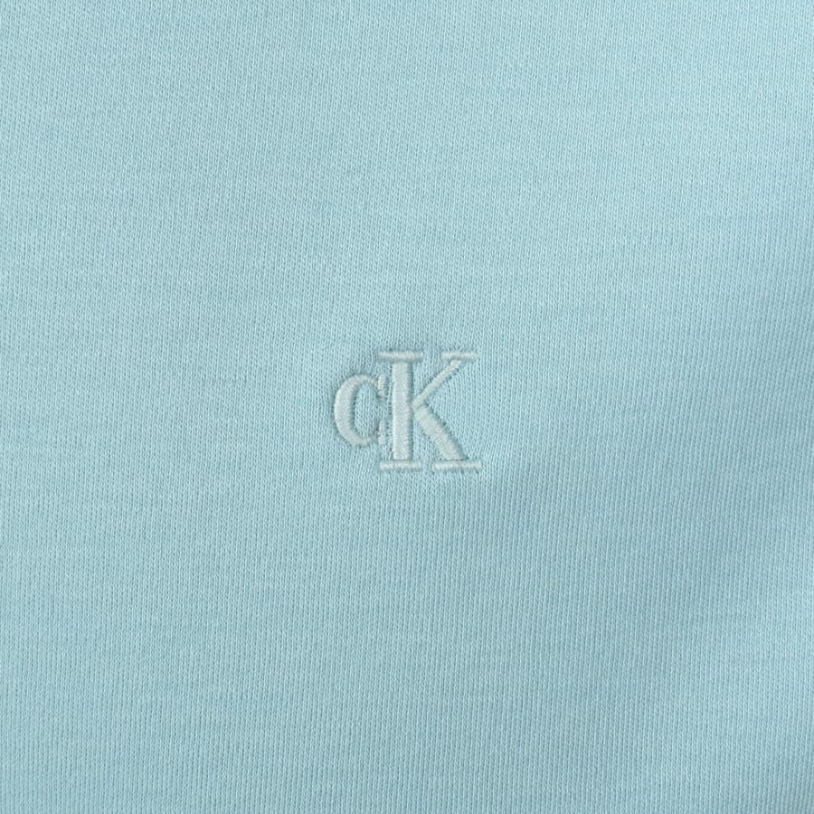 Image number 3 for Calvin Klein Chest Logo T Shirt Blue