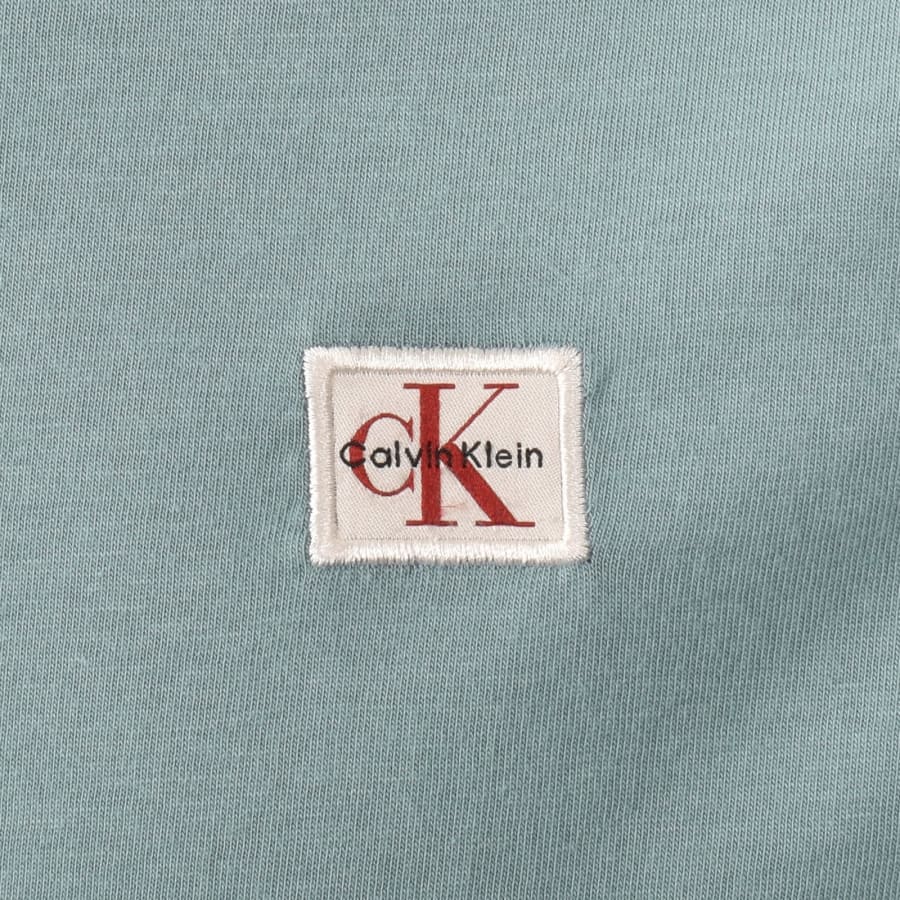 Image number 3 for Calvin Klein Jeans Badge T Shirt Smoke Blue