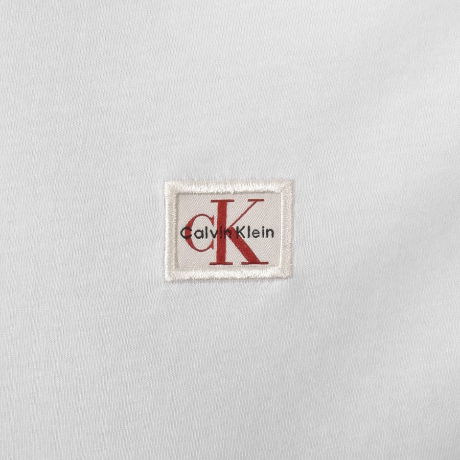 Image number 3 for Calvin Klein Jeans Badge T Shirt White