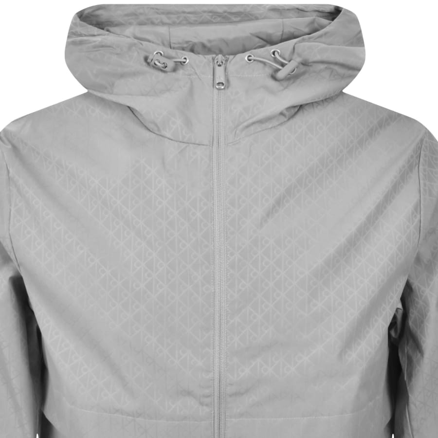 Image number 2 for Calvin Klein Jeans Windbreaker Jacket Grey