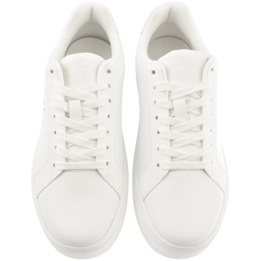 Image number 3 for Calvin Klein Classic Cupsole Trainers White