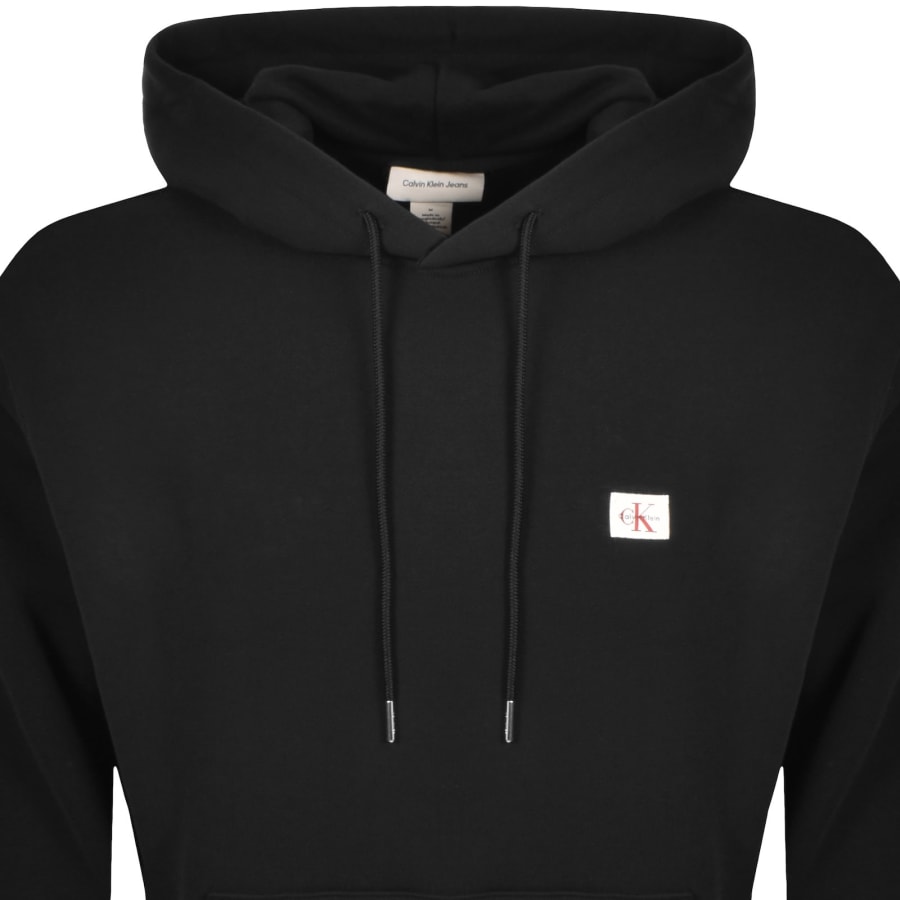 Image number 2 for Calvin Klein Jeans Terry Hoodie Black