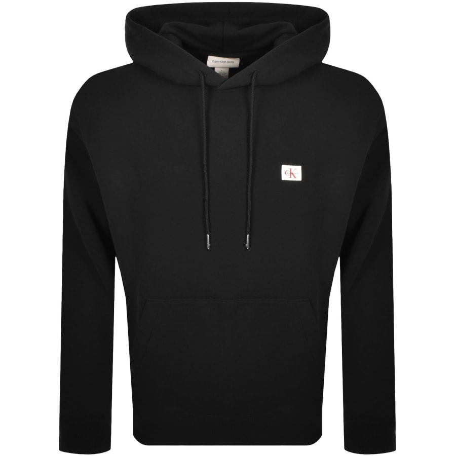 Image number 1 for Calvin Klein Jeans Terry Hoodie Black