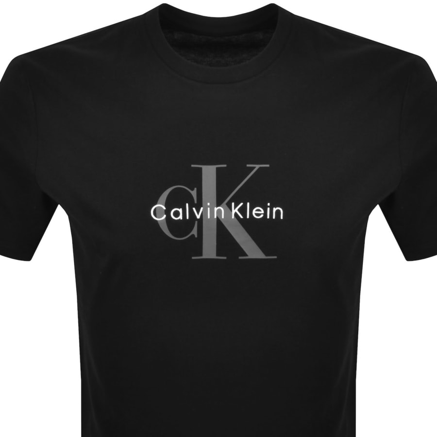 Image number 2 for Calvin Klein Jeans Hero Monologo T Shirt Black