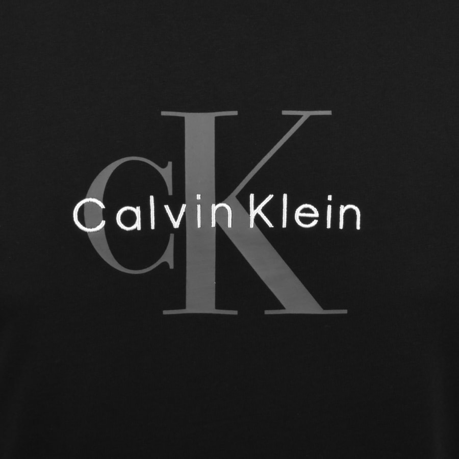 Image number 3 for Calvin Klein Jeans Hero Monologo T Shirt Black