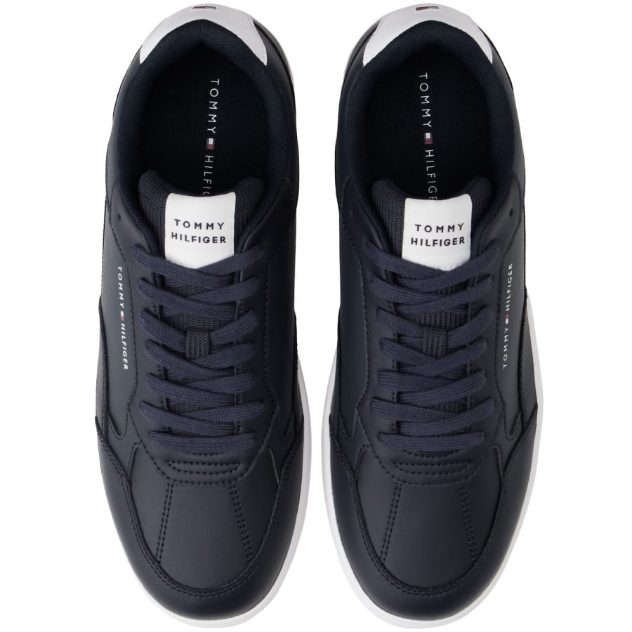 Image number 3 for Tommy Hilfiger Basket Core Trainers Navy