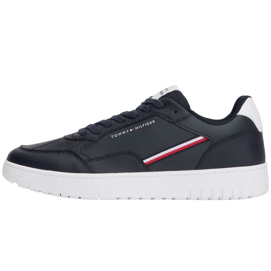 Image number 1 for Tommy Hilfiger Basket Core Trainers Navy