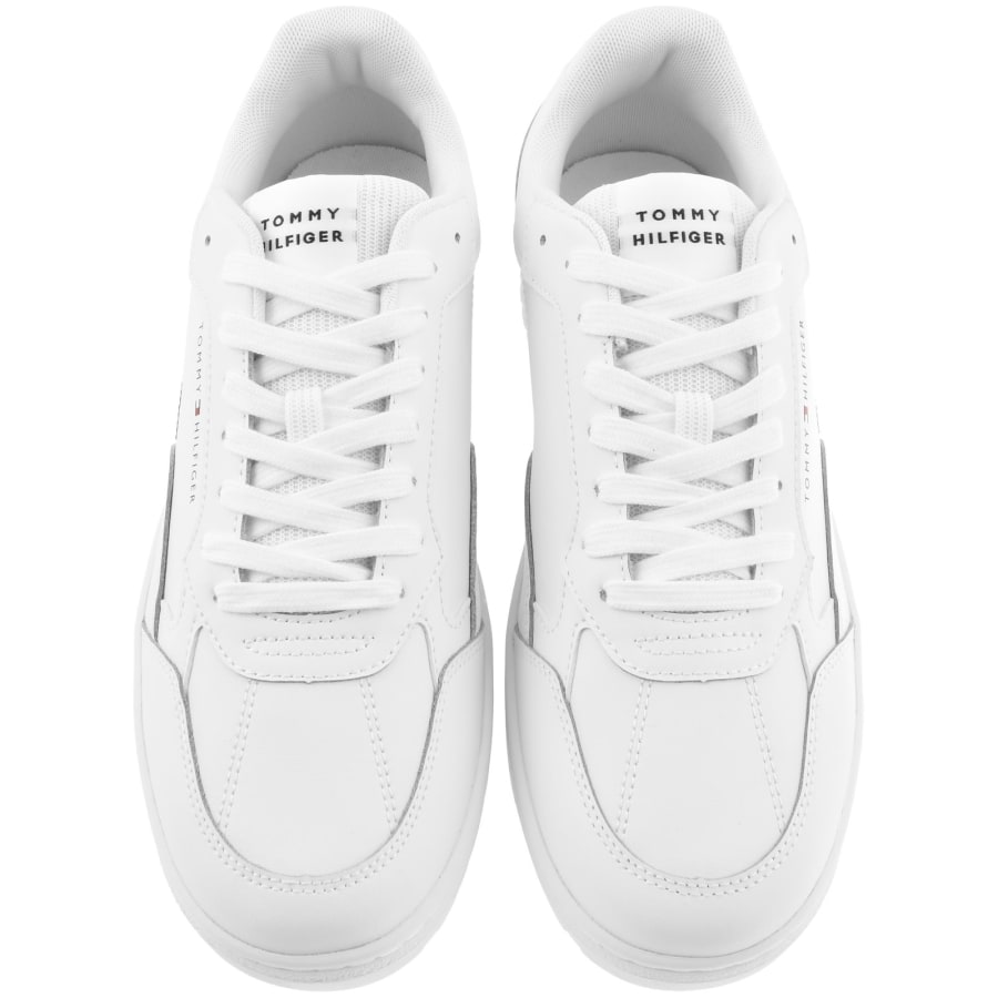 Image number 3 for Tommy Hilfiger Basket Core Trainers White