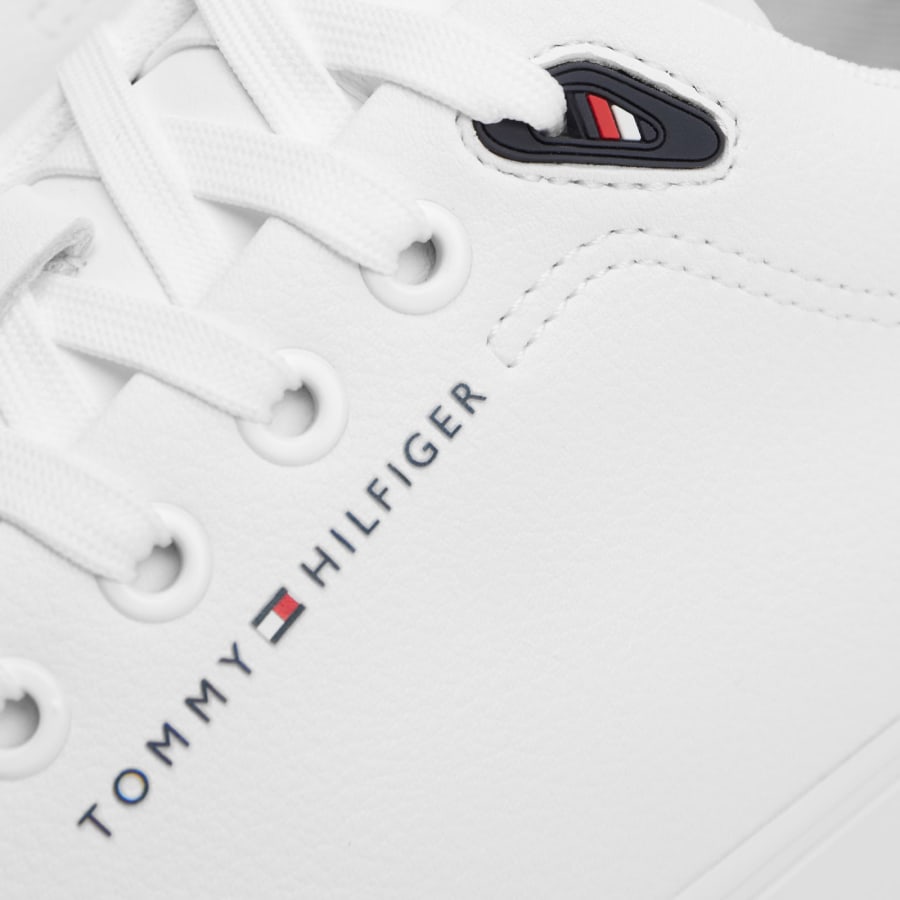 Image number 4 for Tommy Hilfiger Vulc Core Low Trainers White