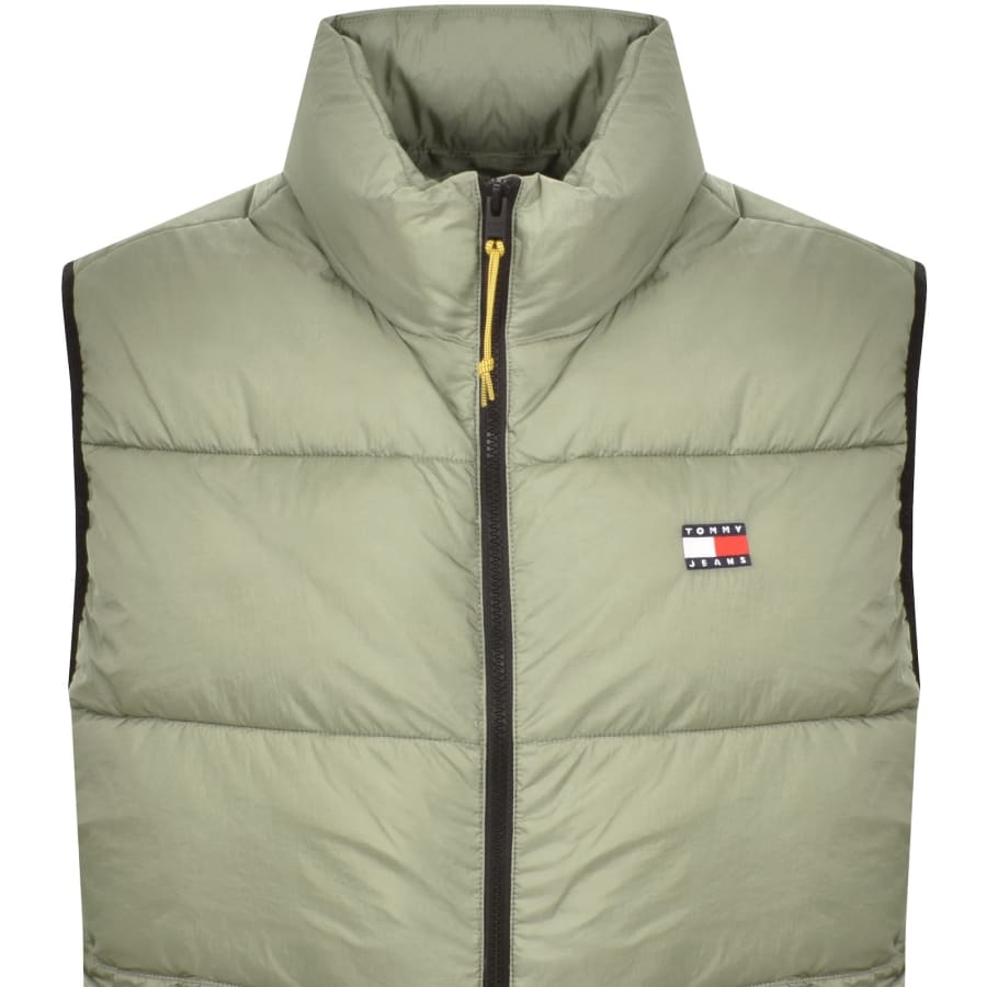 Image number 2 for Tommy Jeans Vail Puffer Gilet Green