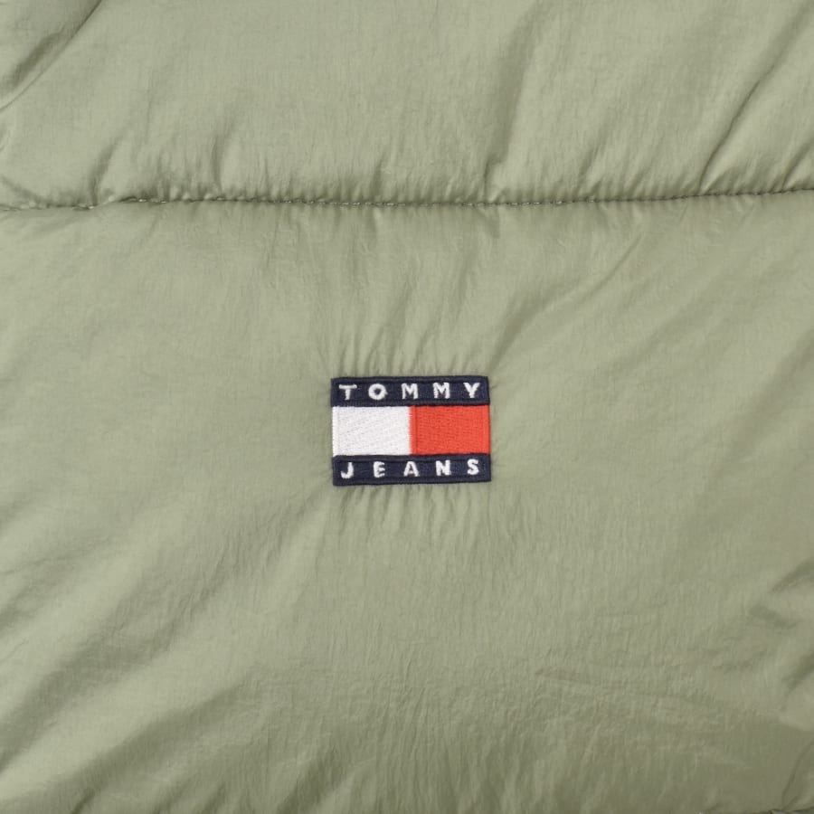 Image number 3 for Tommy Jeans Vail Puffer Gilet Green