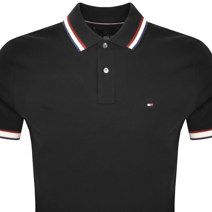Image number 2 for Tommy Hilfiger Polo T Shirt Black