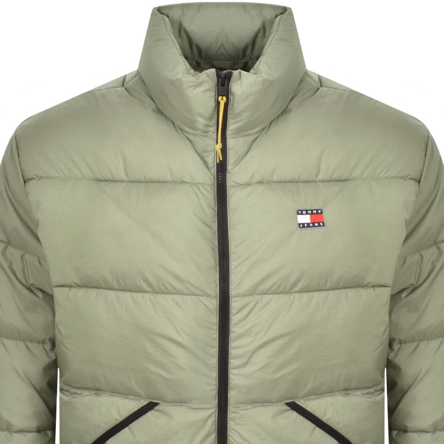 Image number 2 for Tommy Jeans Vail Puffer Jacket Green