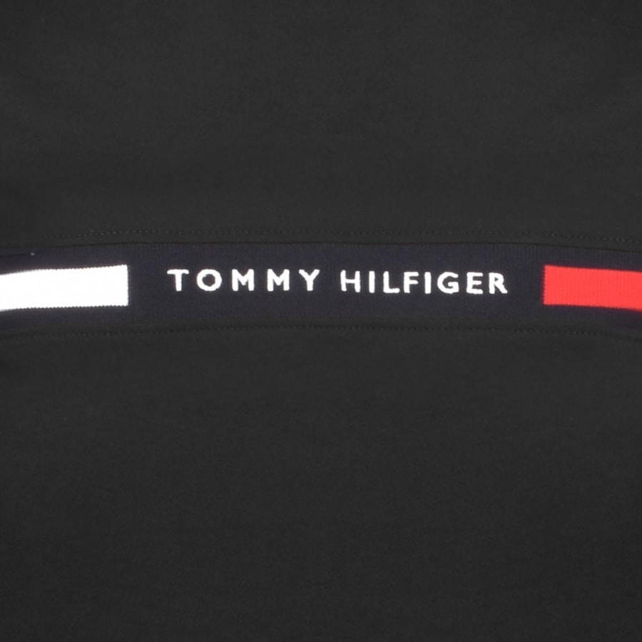 Image number 3 for Tommy Hilfiger Chest Insert T Shirt Black