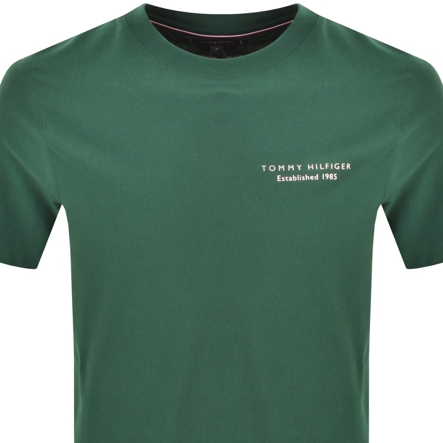 Image number 3 for Tommy Hilfiger Photo Print T Shirt Green