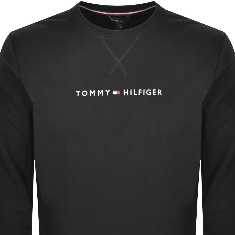 Image number 2 for Tommy Hilfiger Crew Neck Sweatshirt Black