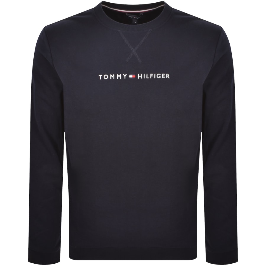 Image number 1 for Tommy Hilfiger Track Top Sweatshirt Navy