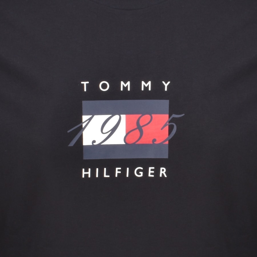 Image number 3 for Tommy Hilfiger Long Sleeve T Shirt Navy