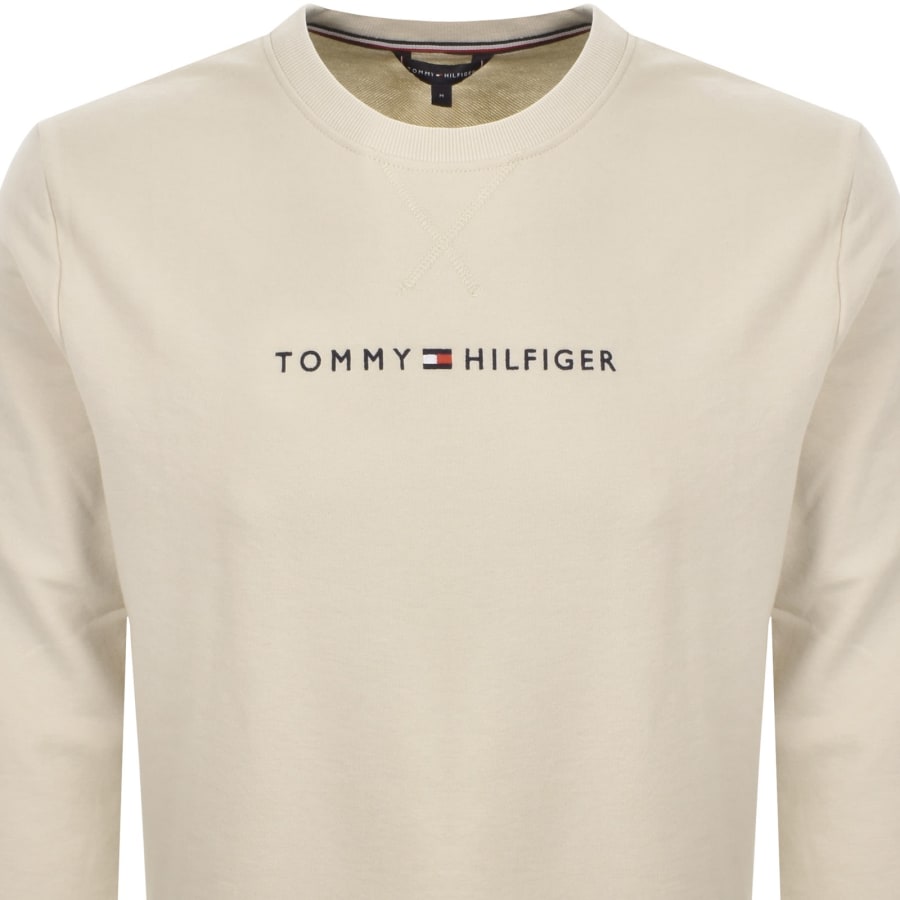 Image number 2 for Tommy Hilfiger Track Top Sweatshirt Beige