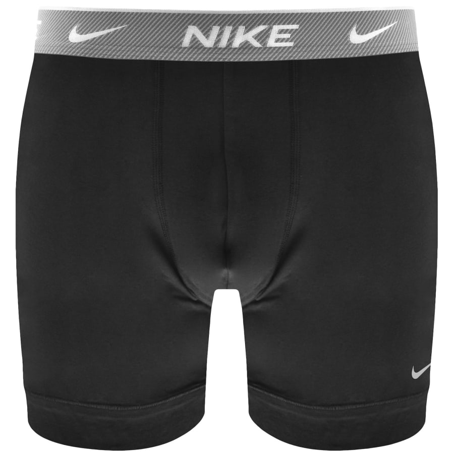 Image number 2 for Nike 3 Pack Everyday Boxer Briefs Black