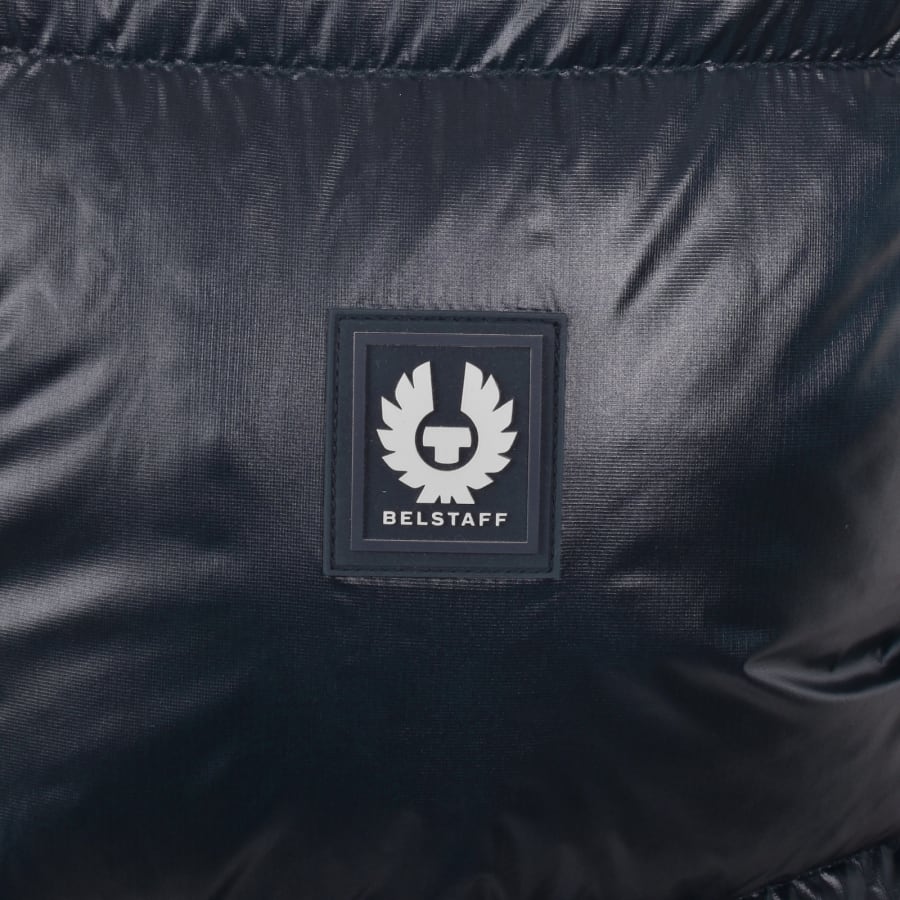Image number 3 for Belstaff Resolve Padded Gilet Dark Ink Navy
