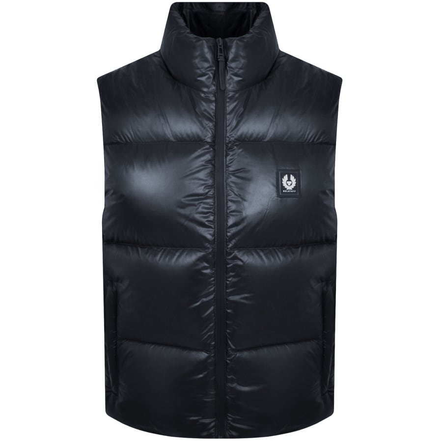 Image number 1 for Belstaff Resolve Padded Gilet Dark Ink Navy