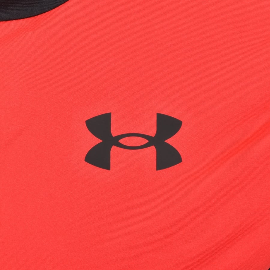 Image number 4 for Under Armour Wordmark T Shirt Red