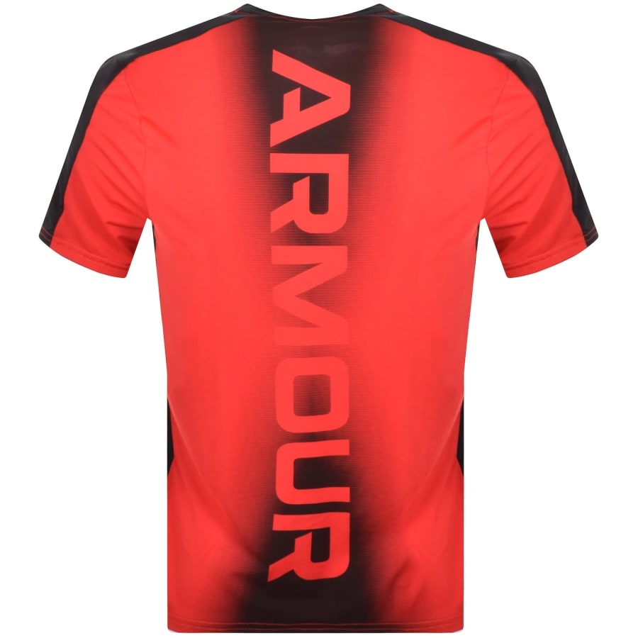 Image number 5 for Under Armour Wordmark T Shirt Red