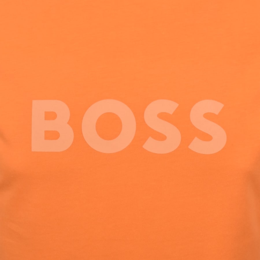 Image number 3 for BOSS Beachwear Logo T Shirt Orange