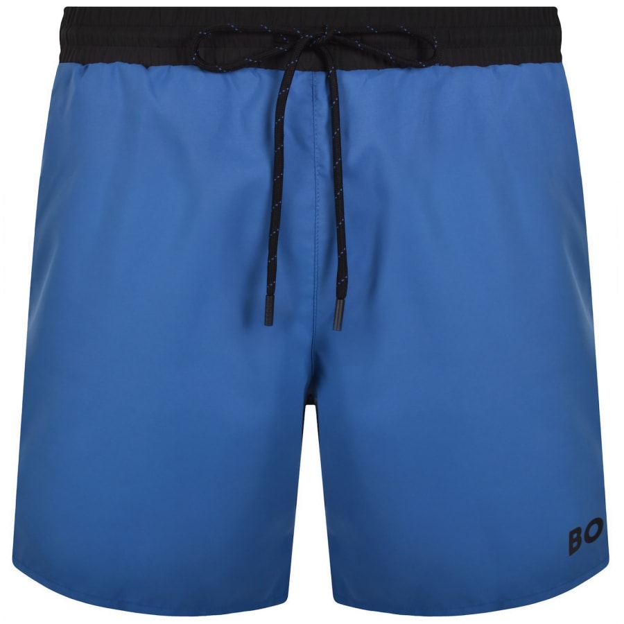 Image number 2 for BOSS Starfish Swim Shorts Bright Blue