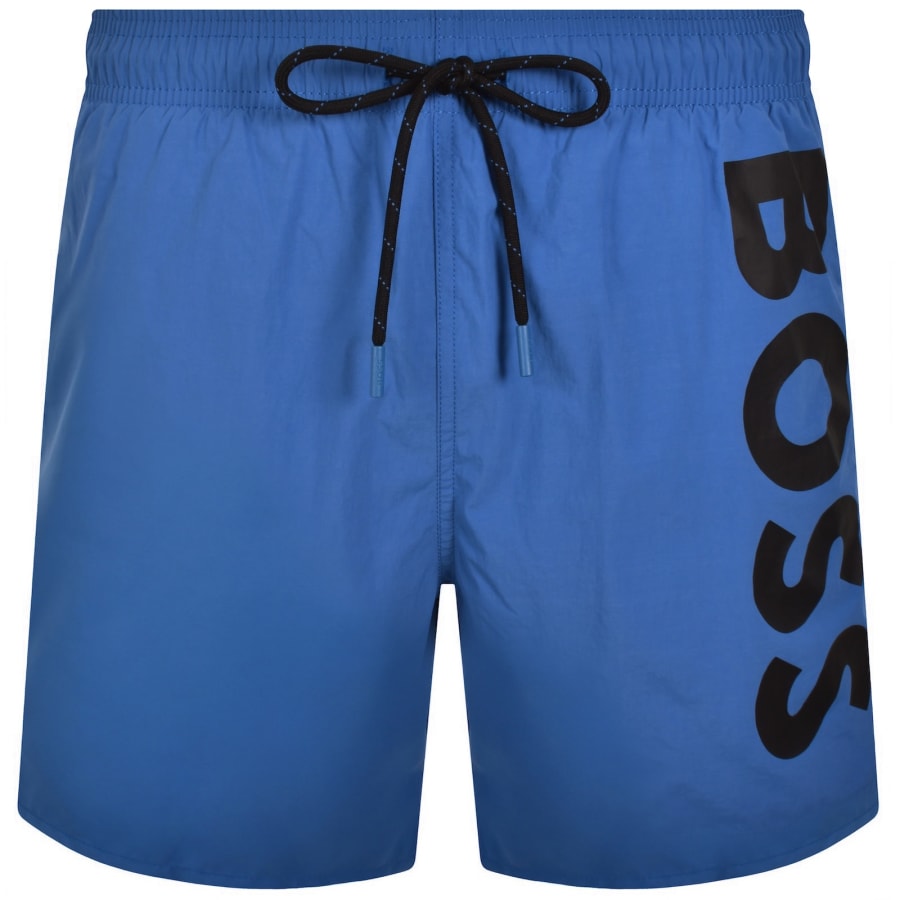 Image number 1 for BOSS Octopus Swim Shorts Bright Blue