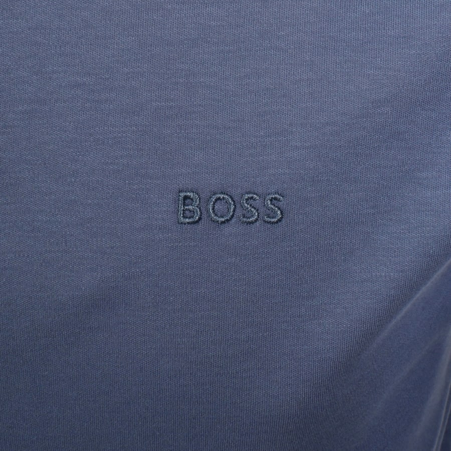 Image number 3 for BOSS Pado 30 Long Sleeved Polo T Shirt Blue